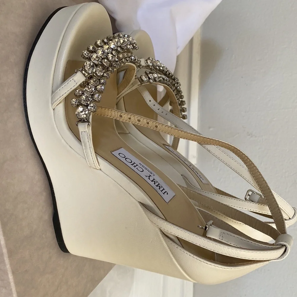 Jimmy Choo Bing Wedge 120 - Picture 14 of 16